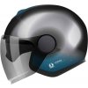 Prilba AGV ETERES Levanto Black Silver Blue Veľkosť: XL (61-62 cm)