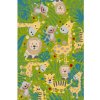 Dětský koberec Jungla zelený 80 x 120 cm