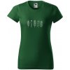 Handel Tričko - Bylinkové ticho Farba: fľaškovozelená, Veľkosť: 2XL, Strih oblečenia: dámsky