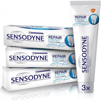 Sensodyne Zubní pasta Repair&Protect 75 ml 3 ks