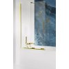 New Trendy EXK-4310 SMART LIGHT GOLD posuvná vaňová zástena 160 cm, 160 x 150 cm, light gold