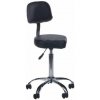 Kozmetická stolička s operadlom BH-7268 Black