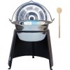 Perfect Home kotlík na guláš nerez 1,2 mm 20 l, pokrievka nerez 48 cm INOX, Perfect Home chránič ohňa 44 cm KOV, vareška 50 cm SMREK