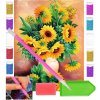 Diamantová výšivka 30x40cm Slnečnice