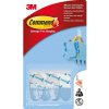 3M Command™, číre samolepiace plastové háčiky, malé prevedenie, nosnosť 450 g, 2 ks
