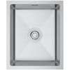 Erga HD, 1-komorový oceľový drez 370x450x210 mm, oceľová, ERG-MLS-HD3745
