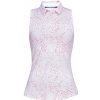 Dámske golfové tričko Under Armour Zinger Sleeveless M Biela