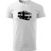 Hasičské auto Hasiči - Klasické pánske tričko vyššej gramáže - 2XL ( Biela )