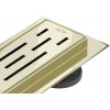 MEXEN - Flat M01 odtokový žľab 90 cm zlatý 1520090-15