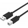 UNITEK Y-C420GBK USB kábel USB 2.0 3 m USB A USB B Čierna
