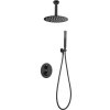 Imex SALERNO termostatický podomietkový sprchový set čierna matná GTS060/NG