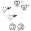 Swarovski e. set troch párov dámskych náušníc Triplex see1191