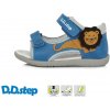 D.D.Step Kožené flexibilné sandále G075 lev - bermuda blue Veľkosť-obuvi: 19