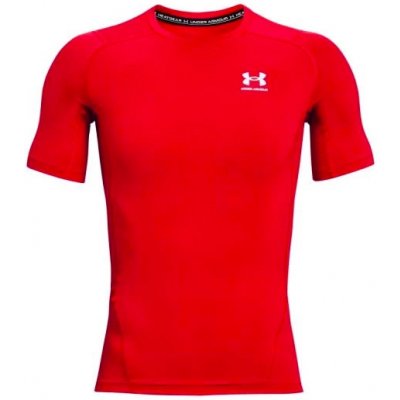 Under Armour kompresné tričko UA HG Armour Comp SS red