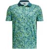 Detské golfové tričko Under Armour Performance Floral Speckle M Zelená