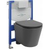 MEXEN/S - WC predstenová inštalačná sada Fenix XS-F s misou WC Rico + sedátko softclose, tmavo šedá mat 68030724071