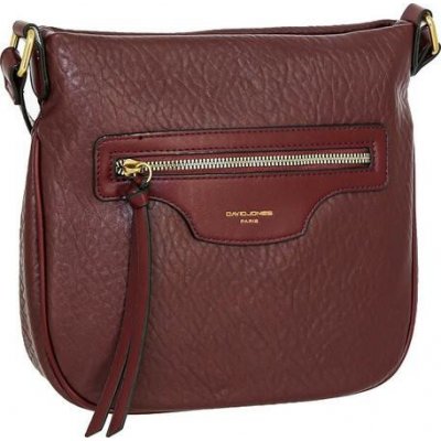 David Jones dámská crossbody kabelka 7006-1 dark bordeaux