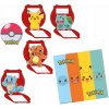 Pozvánky Pokémon Pikachu s obálkami s licenciou 11,5 cm, 8 ks