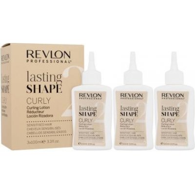 Revlon Professional Lasting Shape Curly Curling Lotion Sensitised Hair 2 trvalá ondulácia pre citlivé vlasy 3x100 ml