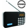 Rádio Openbox DAB P8 DAB/FM prenosné, Bluetooth, MP3, TF/MicroSD