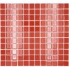 Sklenená mozaika CM 4060 červená 30,5x32,5 cm