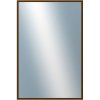 DANTIK - Zrkadlo v rámu, rozmer s rámom 40x60 cm z lišty Hliník hnedá (7269211)
