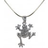 Náhrdelník so Swarovski Elements žabka Krystal