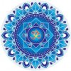 Mandala okenná nalepovacia - Modrý OHM