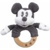 Rainbow Drevená/plyšová hrkálka Mickey Mouse