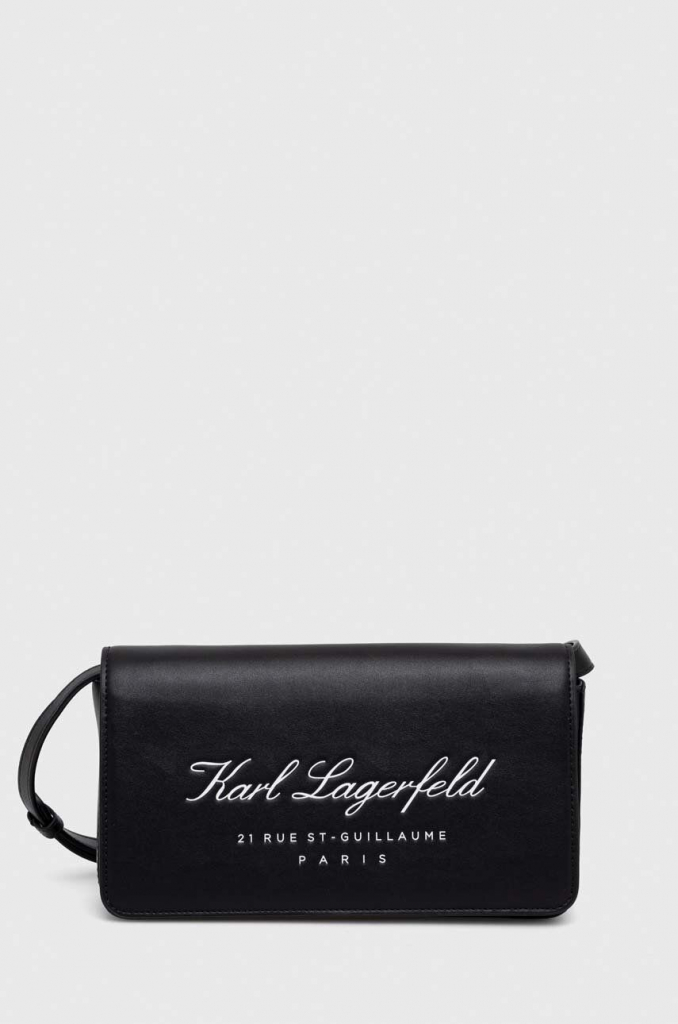 Karl Lagerfeld kabelka 235W3120 Čierna