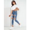 Dstreet UY1961 CATRAN dámské džínové kalhoty modré