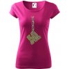 50 rokov na krku reťaz - Dámske tričko Pure - M ( Fuchsiová )