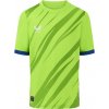 Chlapčenský futbalový dres CASTORE, TOP SS JERSEY JR svetlo zelená,biela XL