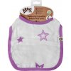 Kikko XKKO Bambusový podbradník pre deti Lilac Stars