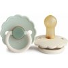 Frigg dvojbalenie kaučuk cumlíkov Daisy Little Darling/ Cream