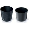 PROSPERPLAST Kvetináč FURU ROUND 25 cm antracit