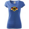 Nemecká orlica a vlajka - Dámske tričko Pure - XL ( Svetlomodrá )