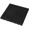 SK Profilovaná gumená dlažba Pin-Hole 500x500x40mm čierna m²