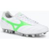 Pánske kopačky Mizuno Morelia II Club Md white/neon green/galaxy silver