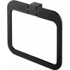 FUTURA BLACK – Vešiak na uterák oválny – černá – BISK 02969