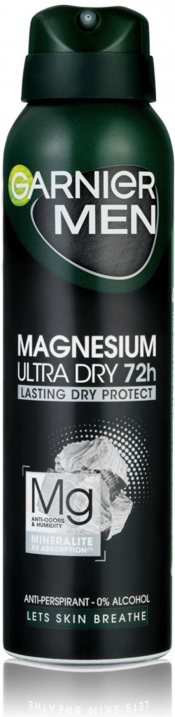 Garnier Men Mineral Magnesium Ultra Dry 72hdeospray 150 ml