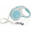 Vodítko FLEXI Comfort New S opasok 5m/15kg sv.modrá