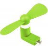 TFY TFY, MF360-1-GR Mini ventilátor USB Fan, s Apple Lightning konektorom, zelený
