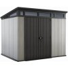 Záhradný domček Keter Artisan 9x7 grafitový/sivý
