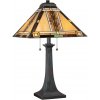 Elstead | Quoizel QZ-NAVAJO-TL-VB - Stolná lampa NAVAJO 2xE27/60W/230V | ED0855
