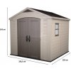 Keter FACTOR 8x8 béžový/hnedosivý 230453
