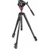 Manfrotto 500 Fluid Video Head Flat Base with 190X - Manfrotto MK190GOA4-BHX (MVK500190XV)