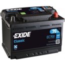 Exide Classic 12V 70Ah 640A EC700