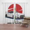 Sablio Závesy Nissan GTR 35 Japonské slunce: 2ks 140x250cm