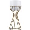 Kovový kvetináč KIELICH 46 cm zlato-biely LOFT